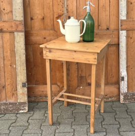 Bijzet tafel bloem planten grenen hout 75,5 cm