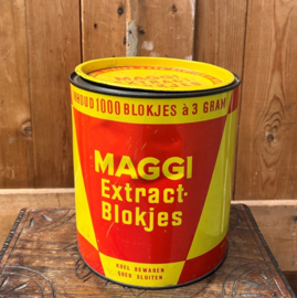 Blik Maggi Extract blokjes rond Ø 17,5 origineel
