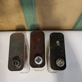 Olie blik olie drum ANTAR motor oil barn found