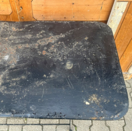 Tuintafel bistrotafel metaal zwart opklapbaar