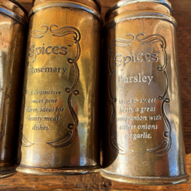 Kruiden pot silver plated storage container VERKOCHT