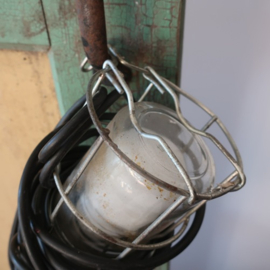 Looplamp kooilamp industrie origineel zwart