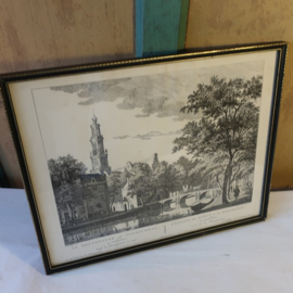 Amsterdam Westerkerk Vleeschhal in lijst