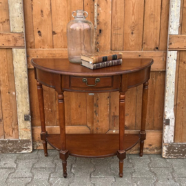 Sidetable haltafel Engeland origineel half rond