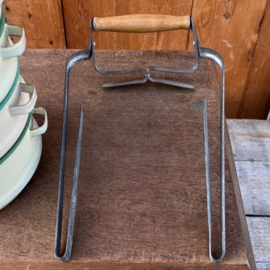 Emaille lunchtrommel tiffin dabba creme