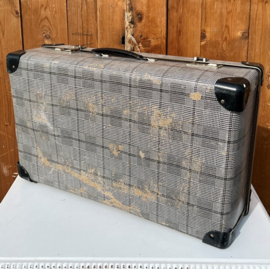 Koffer grijs zwart 53 cm origineel VERKOCHT