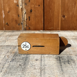 Kistje 25 cent 25 C toilet sanitair gebruik