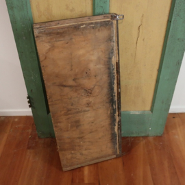 Letterbak origineel hout antiek la VERKOCHT