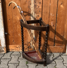 Bak garderobe 1920 1930 hout kapstok