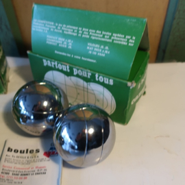 Petanque ballen jeu de boules camping in doos