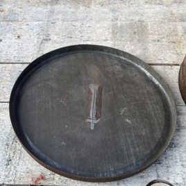 Blik keuken metaal origineel Ø 19,5 cm hoogte 17