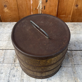 Blik keuken metaal origineel Ø 19,5 cm hoogte 17