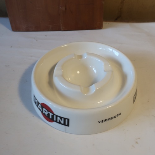 Martini Vermouth asbak vintage Ø 17 cm Regout