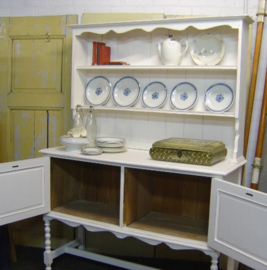 Buffetkast keuken servies boeken kast wit VERKOCHT
