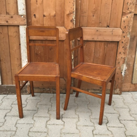Eetkamerstoel hout 1920 1930 Frankrijk VERKOCHT