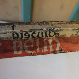 Blik Biscuits Belin Château Thierry koekjes