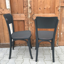 Bistrostoel Thonet cafestoel grijs VERKOCHT