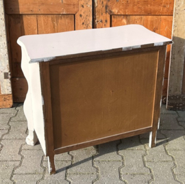 Buikkast wit ladekast 3 laden VERKOCHT