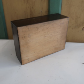 Scheerkist hout origineel kist VERKOCHT