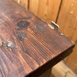 Schappenkast 112 cm wandschap VERKOCHT
