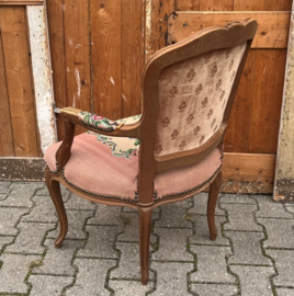 Dames fauteuil stoffen bekleding 1930