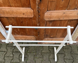Wasrek origineel hout creme handdoek droogrek