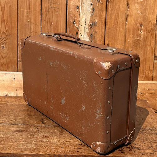 gewoon Haat Illustreren Koffer bruin 45 x 28 x 15 origineel brocante | Koffers en kisten |  Floortjes Beurs