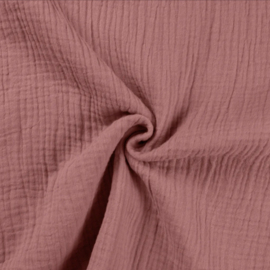 bambino mousseline stof old pink