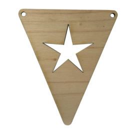 houten vlag 'ster'