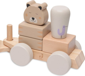 houten speelgoedtrein jungle jambo