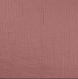 bambino mousseline stof old pink