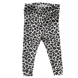 Legging broekje panterprint, armygroen