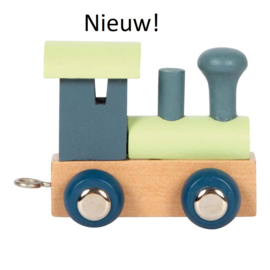 Houten lettertrein naturel (goedkoopste van Nederland), vanaf