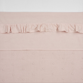 Lakentje ruffle roze
