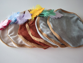 Pietenmuts met naam dusty mint