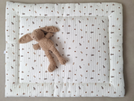 Boxkleed soft 80x100cm babydieren naturel 2 in 1