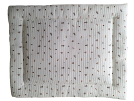 Boxkleed soft 80x100cm babydieren naturel 2 in 1