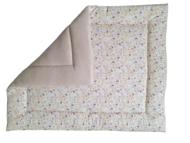 boxkleed 80x100cm bloem zand 2 in 1