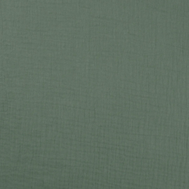 bambino mousseline stof dusty mint