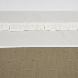 Lakentje ruffle off white