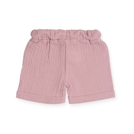 Short cotton wrinkled, pink 50/56