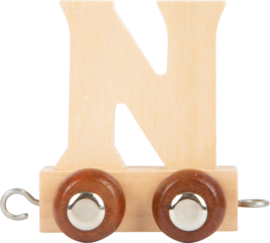 houten lettertrein N naturel