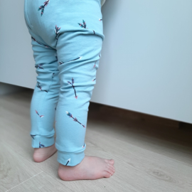 legging  babybroekje pijltje blauw