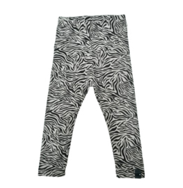 Legging broekje zebra print, zand