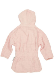 peuter badjas met naam,  roze