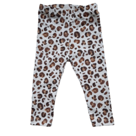 Legging broekje leopard zand