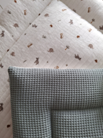 Boxkleed soft 80x100cm babydieren naturel 2 in 1