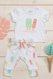 setje, t shirt en broekje ice cream 50/56