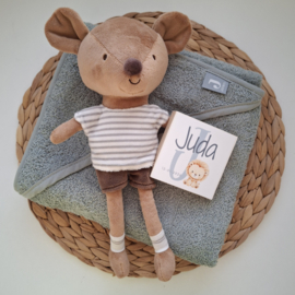 letterblok geboortebord leeuw 8x8cm