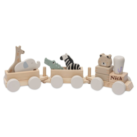 houten speelgoedtrein jungle jambo